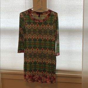 BCBGMAXAZARIA floral printed dress